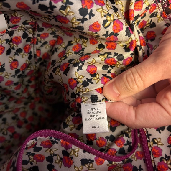 NWT Vera Bradley Hadley Tote in Houndstooth / Tweed - Picture 15 of 16